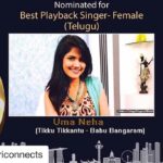 Charmy Kaur Instagram - #Repost @puriconnects (@get_repost) ・・・ ‪Congrats @umaneha for the nomination 👏🏻 hope u get this home 💪🏻 #PCsinger #PCgirl #PuriConnects 's talent 🤗‬