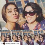 Charmy Kaur Instagram - He he heeeee 😁😁😁😘😘😘 #Repost @shriya_saran1109 (@get_repost) ・・・ With this pretty lady in #PORTUGAL