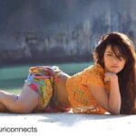 Charmy Kaur Instagram - #Repost @puriconnects with @repostapp ・・・ ‪Exclusive pic of @angelakrislinzki from film #Rogue ‬ @purijagannadh @cv_ishan #PCgirl