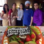 Charmy Kaur Instagram - #HappyAnniversary Mom n dad , and bro @mithimax n my Sis in law 😁🎂🙌🏻😍 (parents 35 yrs , bro n SIL 2 yrs) for their marriages 👻#achievement 😂😂