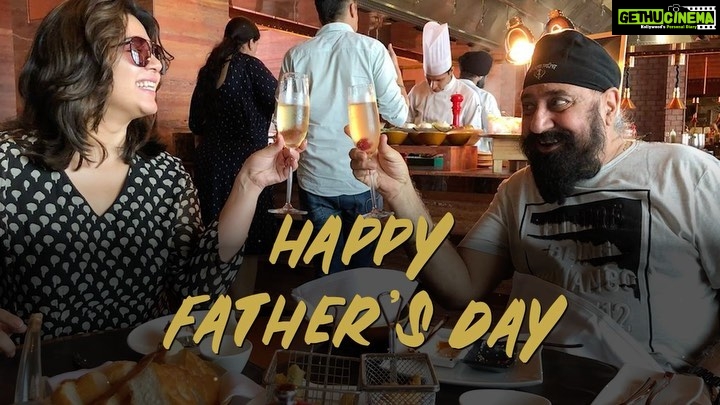 Charmy Kaur Instagram - Khao piyo Aish karo , says my dad all the time and u can c it all 😜😜😜 Cheers to my daddy cool 🥂💃🏼 #happyfathersday