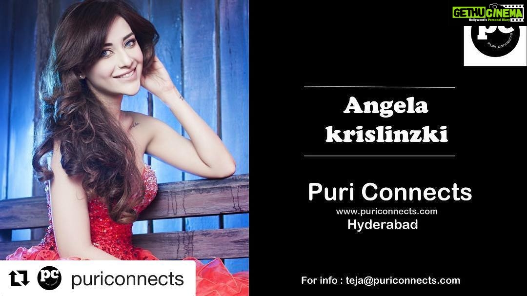Charmy Kaur Instagram - 1 of my favs 😘 #Repost @puriconnects with @repostapp ・・・ New talent on board ..HOT n Sexy @angelakrislinzki open for Films,Endorsements,Events n Appearances 😊#PCgirl #puriconnects 's talent 😍