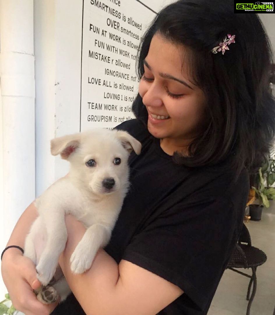 Charmy Kaur Instagram - Darling's mind voice "LIVE LIFE KING SIZE" 😂😂😂😂 #puppylove