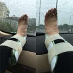 Charmy Kaur Instagram - Thanks @AmyraDastur93 for this beautiful gift 🙄 u really broke a leg 🙄