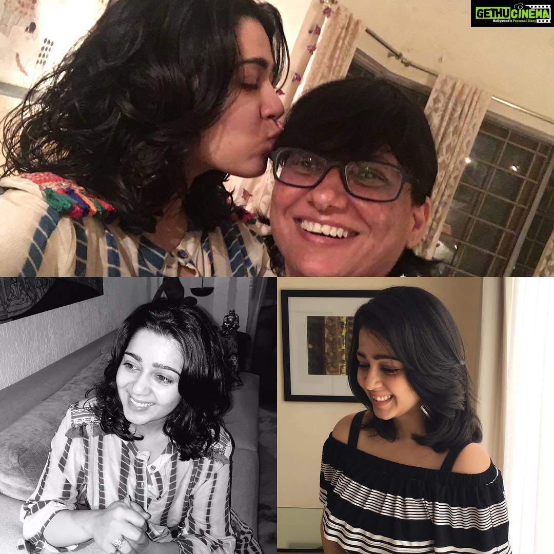 Charmy Kaur Instagram - Thanks fr an auwsum positive response for my hair donation for cancer patients gesture ,Transformation credits 2 Fariyal Miracle salon😘