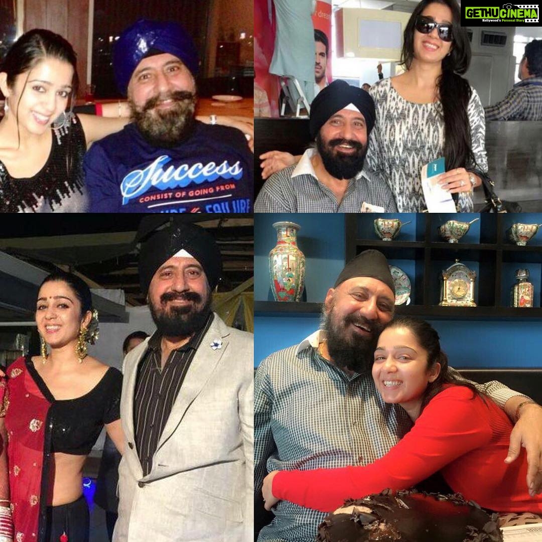 Charmy Kaur Instagram - Happy Father's Day to my most fav person in this world , DON of my life n my biggest strength my BAPU 😘😘😘