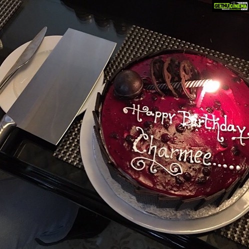 Charmy Kaur Instagram - I hv a special knife tonite 😉😉 keeping my image in mind .. Which 1 shud I use ?? #HappyBirthdayCharmme