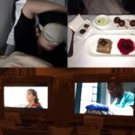Charmy Kaur Instagram - Watching my fav #WillSmith #concussion .. N she is watching God knows wat 🤔 Good nite 😴😴😴