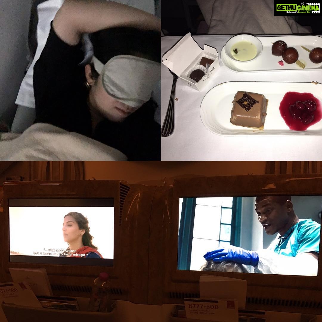 Charmy Kaur Instagram - Watching my fav #WillSmith #concussion .. N she is watching God knows wat 🤔 Good nite 😴😴😴