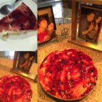 Charmy Kaur Instagram - My fav blueberry cheese cake made by @mithimax 🤗🤗😋😋 happy meee 💃💃