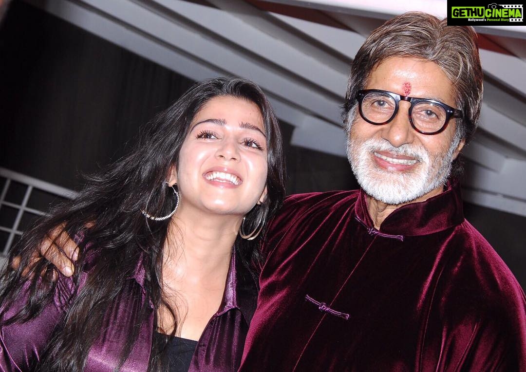Charmy Kaur Instagram - You are always a winner my hero @SrBachchan ... 👏🏻👏🏻👏🏻 #63NationalAwards ❤️❤️