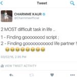 Charmy Kaur Instagram - Fact of life !! 😂😂