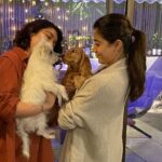 Charmy Kaur Instagram – When AURA meets ITEM 🥰
Congratulations to new mom @rashmika_mandanna , your baby is the most adorable angel 😘😘😘😘
N yes , welcome to aamchi mumbai 😛
#pets #petmom 🥰