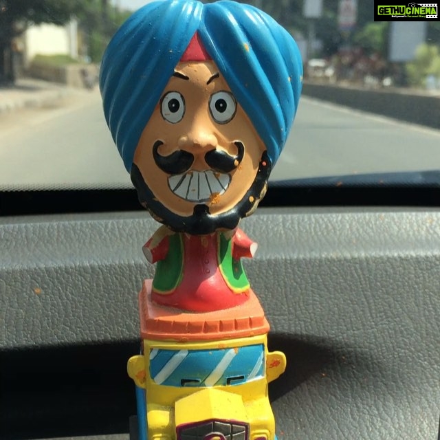 Charmy Kaur Instagram - My dad's brother in his car 😂 😂😂 Oyee balleee balleee 💃💃💃😂😂😂