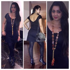 Charmy Kaur Instagram - @Charmmeofficial: @LouisVuitton #chanel Styled by Bobby khandari 😘 for @ManishMalhotra1 show #hyd #rohitreddy