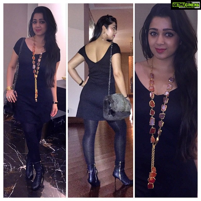 Charmy Kaur Instagram - @Charmmeofficial: @LouisVuitton #chanel Styled by Bobby khandari 😘 for @ManishMalhotra1 show #hyd #rohitreddy