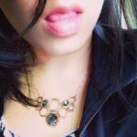 Charmy Kaur Instagram – New neck piece #luv ❤️