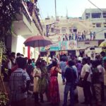 Charmy Kaur Instagram – Shooting under boiling sun n tiny lanes of hyd ..