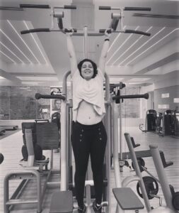 Charmy Kaur Instagram - When on a hectic Monday , late night is the only time to hit the gym ☺️💪🏻 #working #24/7 ❤️
