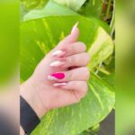 Charmy Kaur Instagram - Singh is bling 🤩🤩 I m a sucker for beautiful nails 😝 #nails #nailart