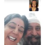 Charmy Kaur Instagram - My heart fills with joy seeing my parents fighting #coronavirus battle with soooo much strength .. million dollar smiles 😘😘 🧿🧿🧿🧿🧿🧿🧿🧿🧿