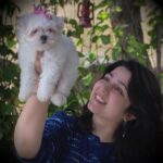 Charmy Kaur Instagram - Real drama queen 😂 She or me ??? 😂😂😂 #throwbackpic #pets #babygirl