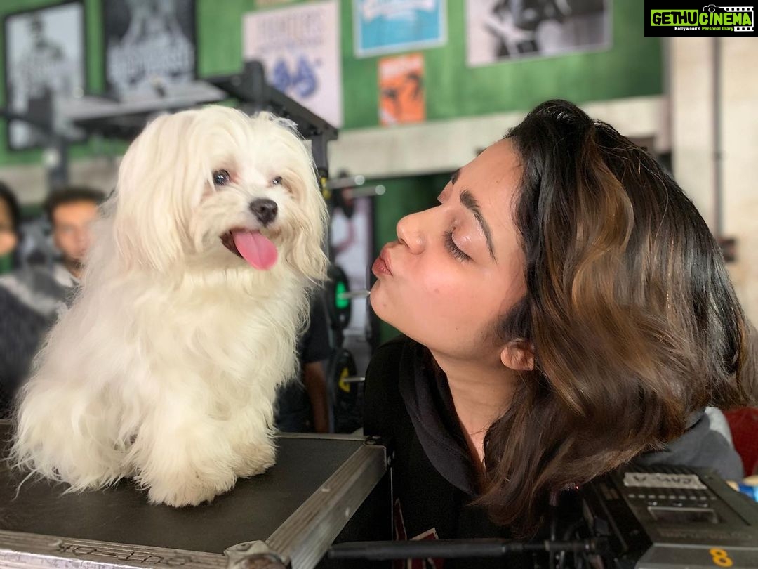 Charmy Kaur Instagram - LIVE LOVE WOOF 😁 . #pets #loveofmylife 💕