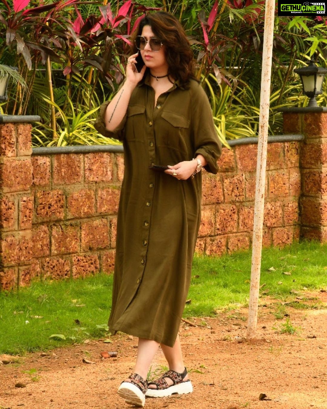 Charmy Kaur Instagram - If stress burned calories, Iād be a supermodel š . #shootmode #mumbai Mumbai, Maharashtra