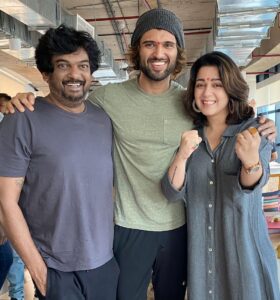 Charmy Kaur Instagram - ‪To new beginnings 💖‬ ‪Shoot begins in mumbai from today 💪🏻 ‬ @thedeverakonda ‪@purijagannadh @karanjohar @PuriConnects @apoorva1972 @dharmamovies ‪#VD10 #PJ37 #PCfilm ‬ ‪#PanIndia 😍‬ Mumbai, Maharashtra