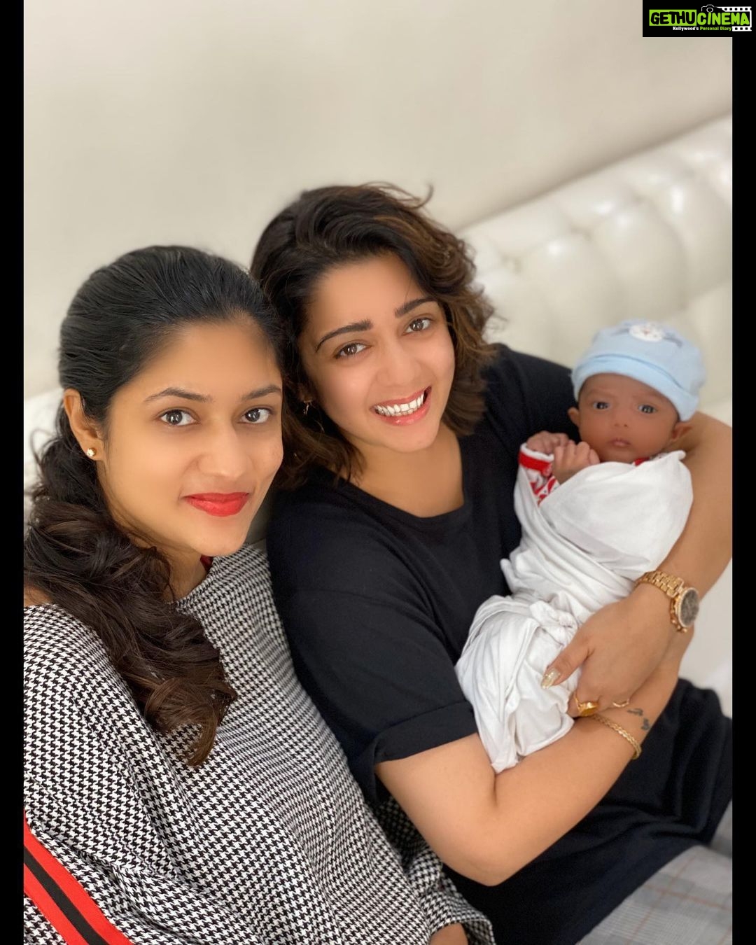 Charmy Kaur Instagram - My childhood bestie @ananyashetty blessed with the most adorable baby girl 😍 @dr.sagar_shetty is a lucky father 😍 #visiting #hometown #vasai #mumbai Vasai