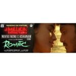 Charmy Kaur Instagram - 3M+ Digital Views for #NuvvuNenuEkshanam video song from #Romantic 🥳🥳🥳 Still Trending Top on #YouTube▶️‬ ‪https://youtu.be/6kTr8n0K9yo‬ ‪Thank you for all your love❤‬ ‪Starring @actorakashpuri & @ketikasharma Music #SunilKasyap ‪Directed by @anil.paduri ‪A @purijagannadh @charmmekaur Productio 💕 @puriconnects #PCfilm