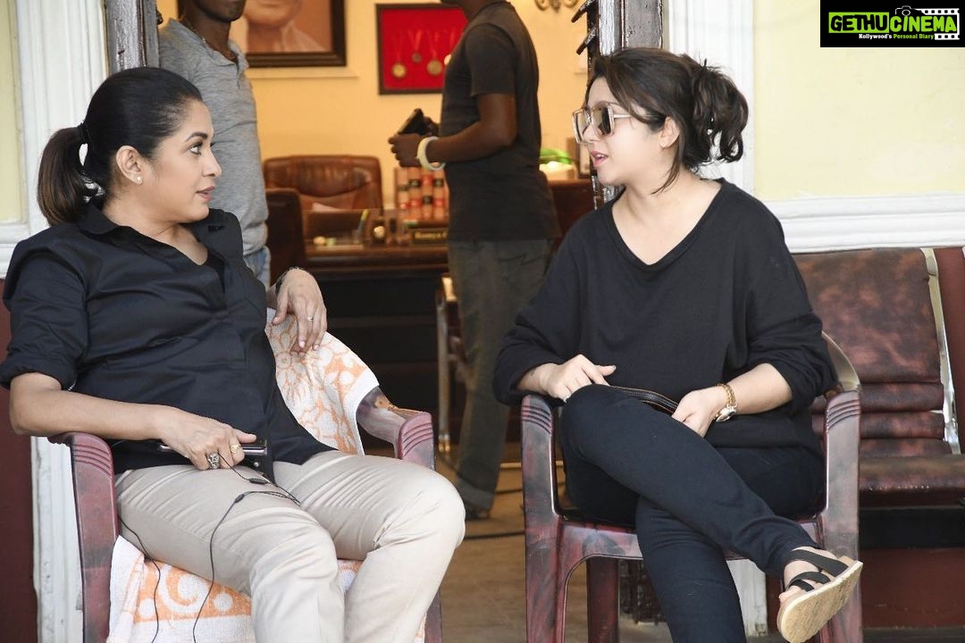 Charmy Kaur Instagram - U added tadka to our film #romantic 😘😘😘 love u in n out 😘😘😘 . . @purijagannadh #ramyakrishnan @actorakashpuri @anil.paduri @ketikasharma @puriconnects #goa #shooting #PCfilm
