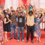 Charmy Kaur Instagram – We r Happy to launch #nishabdam teaser in goa on sets of our film #romantic ..
@purijagannadh .
.
.
@actormaddy @anushkashettyofficial @yours_anjali @shalzp @hemantmadhukarofficial @srinivasarala @actorsubbaraju @konavenkat @peoplemediafactory @konafilmcorp