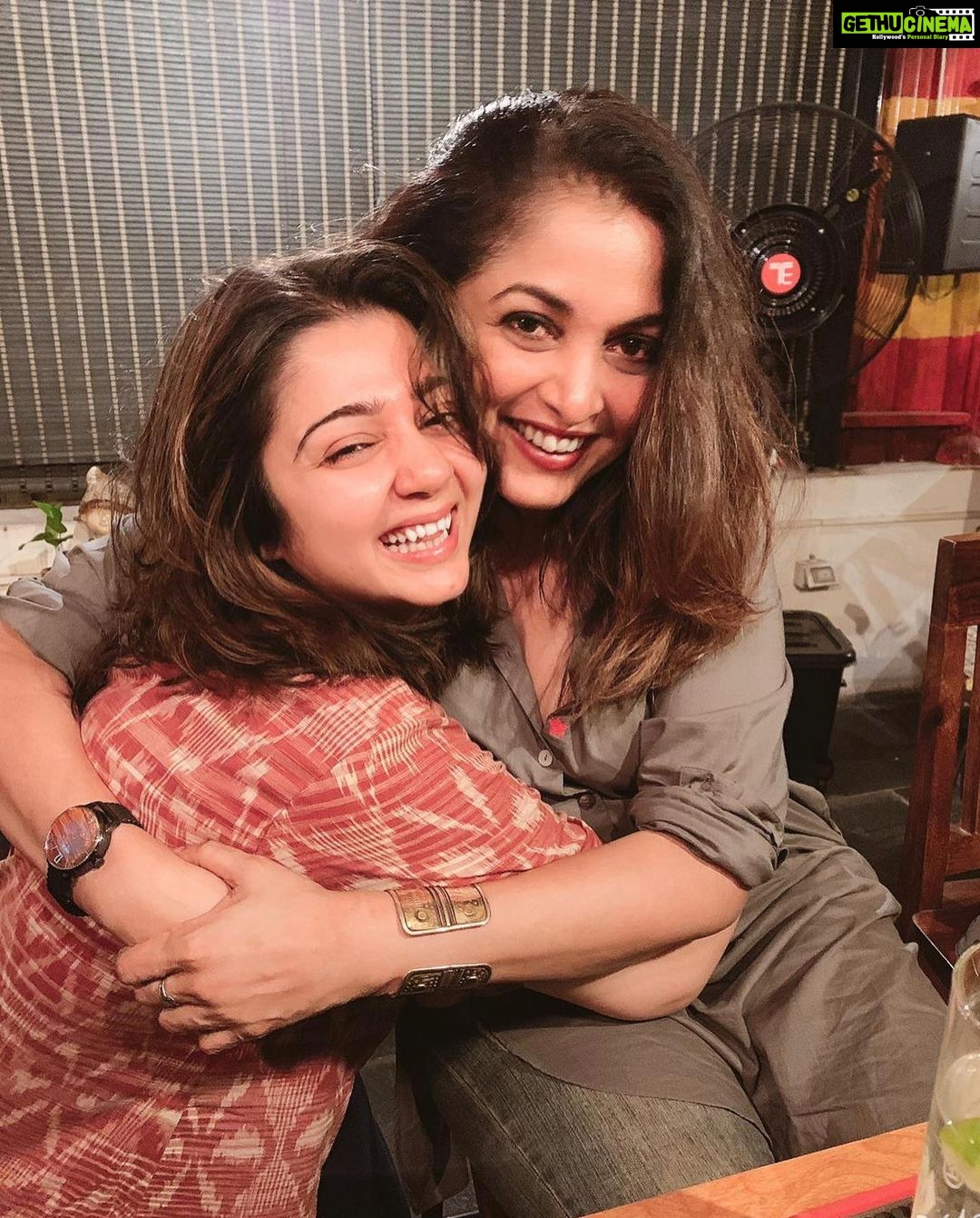 Charmy Kaur Instagram - To my Indian Meryl Streep 😘 🥂 #ramyakrishnan Love u in n out always .. #16YearsOfFriendship n counting 🤟🏻🤩💕 #aboutlastnight #saturdaynight 🤗