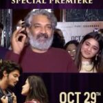 Charmy Kaur Instagram - Thanks to each & everyone for your gracious presence 😊 Extraordinary response by All the directors & surrounded by positive vibes at #Romantic Special Premiere show! 🎉😍 Coming to Theatres TOMORROW! #GetRomantic 💖 @actorakashpuri @ketikasharma @meramyakrishnan #PuriJagannadh @anil.paduri @sunilkashyapwav @vish_666 @junaid.editor  @jonnyshaikartdirector @uttejartiste @meesunaina @deviyyani @temper_vamsi @raviawana @nareshkancharana @naveenneni @puriconnects #PCfilm @haashtagmedia @ursvamsishekar #RomanticOnOCT29th