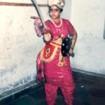 Charmy Kaur Instagram - Me as an actor or Wud u say tat is how is my producer’s avatar today 😂😂😂 #childhood #jhansilakshmibai #memories 😁😁😁 #strongwomen