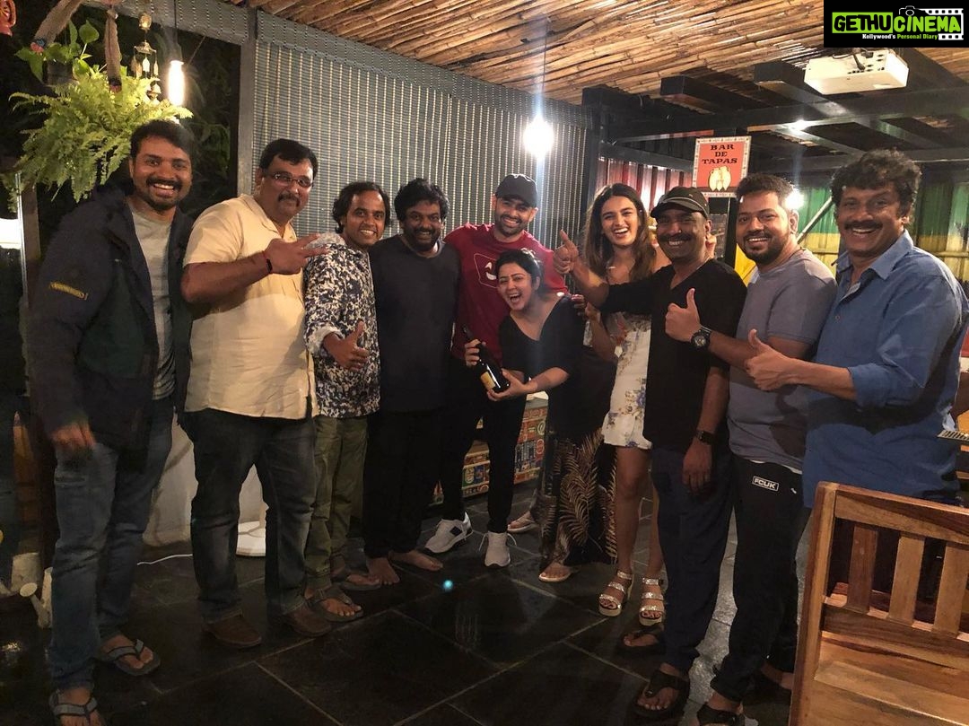 Charmy Kaur Instagram - Ustaaaad @ram_pothineni brings energy in #iSmartShankar celebrations π₯³π₯³π₯³ Feeling the real ISMART BLOCKBUSTER feel now π€©π₯³π€©π₯³π€© @ram_pothineni @purijagannadh @nidhhiagerwal @puriconnects n all our ismart friends πππ #pcfilm #organic Hyderabad