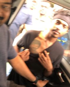 Charmy Kaur Instagram - Tattoo of @purijagannadh by a die hard fan Prabhakar.. thank u sooooo much 💖💖💖 u touched my heart ❣ #ismartshankar ISMART BLOCKBUSTER 💪🏻💪🏻