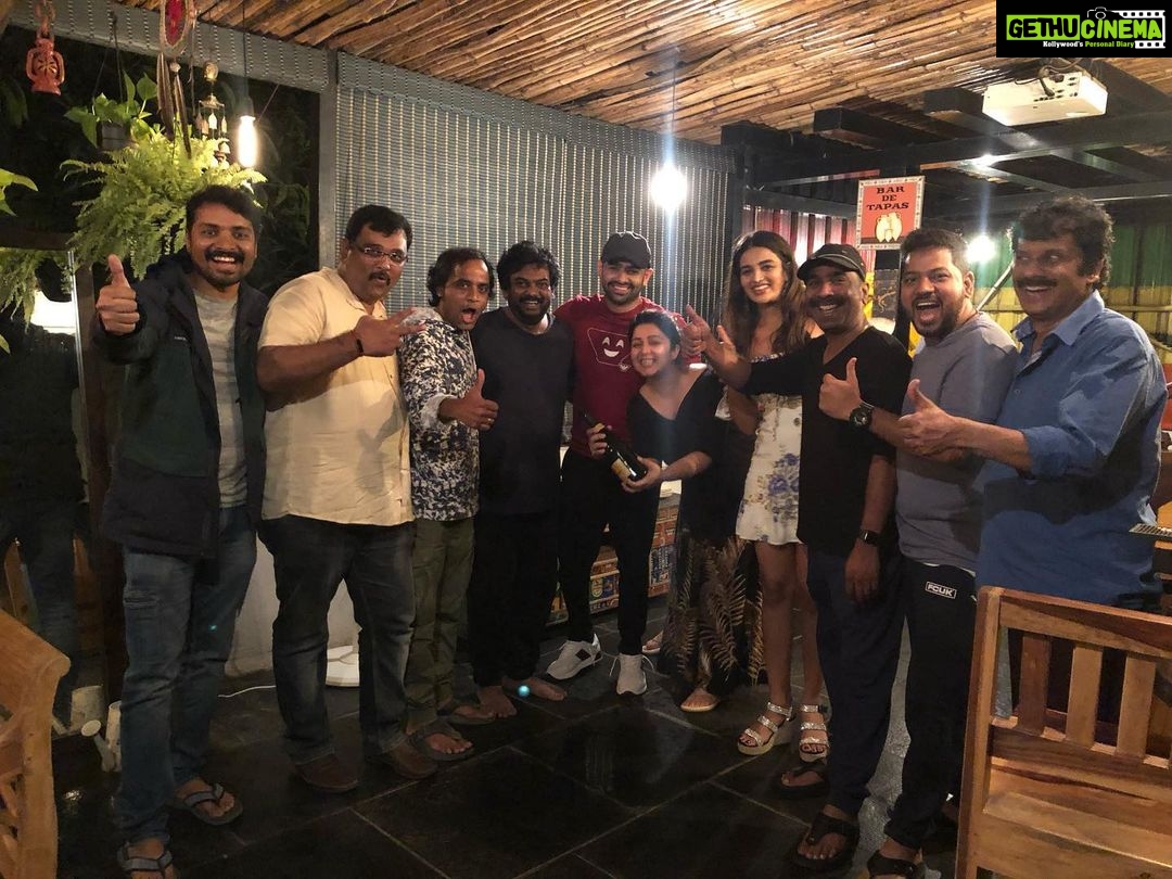 Charmy Kaur Instagram - Ustaaaad @ram_pothineni brings energy in #iSmartShankar celebrations π₯³π₯³π₯³ Feeling the real ISMART BLOCKBUSTER feel now π€©π₯³π€©π₯³π€© @ram_pothineni @purijagannadh @nidhhiagerwal @puriconnects n all our ismart friends πππ #pcfilm #organic Hyderabad