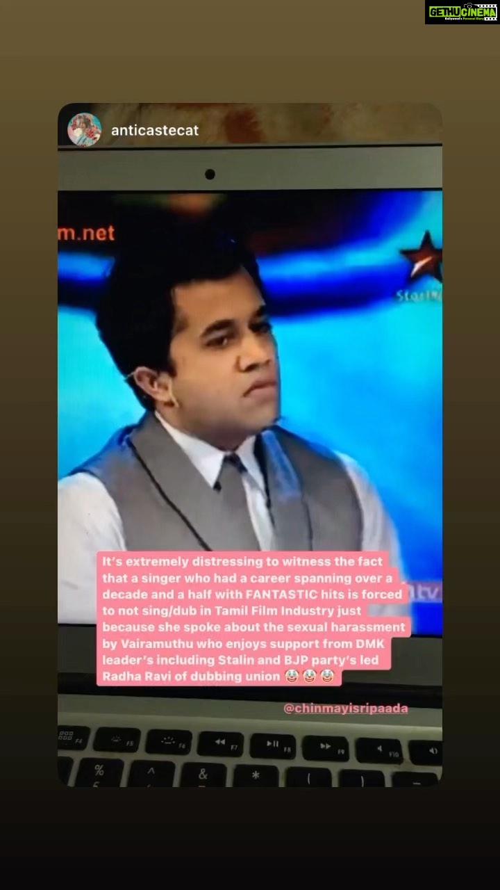Chinmayi Instagram - I am in full throwback feels. Hosting a Hindi Show on Star Plus for just 8 episodes and not getting paid for it 😂😂😂 But how the children sang. Best thing Omi Vaidya didnt understand any Hindi, he had no clue what I was saying and he was fully doing the Chatur of 3 Idiots full on :) It’s nice to look back at that experience though at that time, it wasn’t a happy one :)!