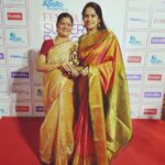 Deepa venkat Instagram - At the Femina Super Daughter event last year with my mommy darling @padma.venkat.589 #femina #superdaughter #mommysgirl #bestmomever #mybackbone #events #sarilove #goodtimes Sir Mutha Concert Hall, Chennai