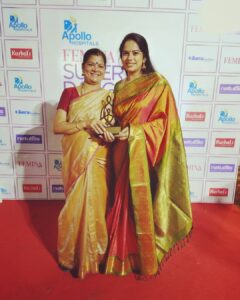 Deepa venkat Instagram - At the Femina Super Daughter event last year with my mommy darling @padma.venkat.589

#femina #superdaughter #mommysgirl #bestmomever #mybackbone #events #sarilove #goodtimes