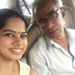 Deepa venkat Instagram - No one calls me just Deepa. It's always along with the "Venkat" behind my name:))) This is him😊😊 Wish you a happy Father's day daddu!!! Like you see in this pic, this is how he has spent more time with me than anyone else has.. travelling near, far, everywhere with me, and being by my side, through thick and thin, my highs and lows, no matter what!! Everyone who knows me well, knows what my dad means to me. Appu, here's to more such journeys and more togetherness.. love you so much:)) Happy Father's day to all the amazing daddies 💖☺️💖 #dad #father #fathersday #parents #love #togetherness #journeys #longdrives
