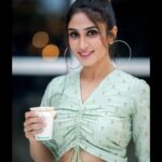 Deepti Sati Instagram - Chai or coffee? ☕ Whats your choice ! ? Clicked by - @rejibhaskar_ Mua - @suresh_pisharody Outfit - @simiannthomas