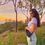 Deepti Sati Instagram - Into the woods 🌳, with Pretty skies and it’s different hues 💕🌅