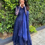Deepti Sati Instagram - Promotions for #naanumsinglethaan Day 1 Look 2 💙 Outfit - @sameenasofficial Mua 💄- @salomirdiamond Jewellery - @rimliboutique Clicked by - cutie @imselvendran . . . #naanumsinglethaan #promotions #chennai #comingsoon #theatrerelease #happy #excited #feb12 #valentinesmonth #love