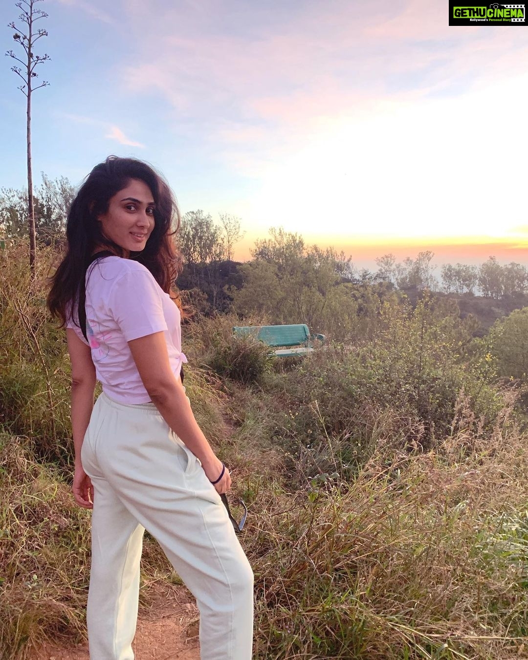 Deepti Sati Instagram - Into the woods π³, with Pretty skies and itβs different hues ππ