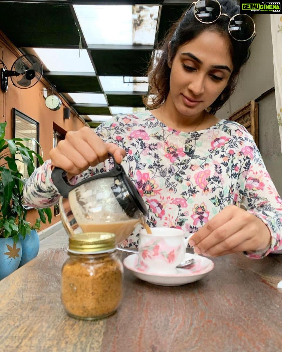 Deepti Sati Instagram - Admiring my chai🫖☕️ #simplepleasures #chailove