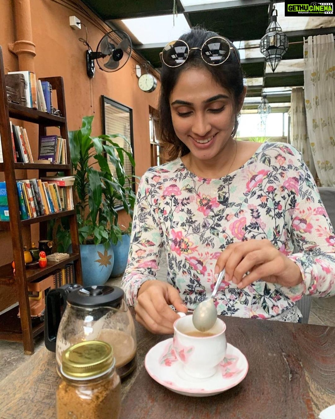 Deepti Sati Instagram - Admiring my chai🫖☕️ #simplepleasures #chailove