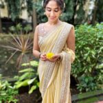 Deepti Sati Instagram - A very happy and prosperous Onam to all 💕 Outfit courtesy @the_drape_studio #onam2020 #love #happiness #prosperity